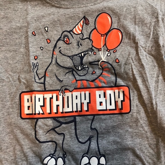 Birthday Boy Dinosaur t-shirt size xs - Picture 2 of 5